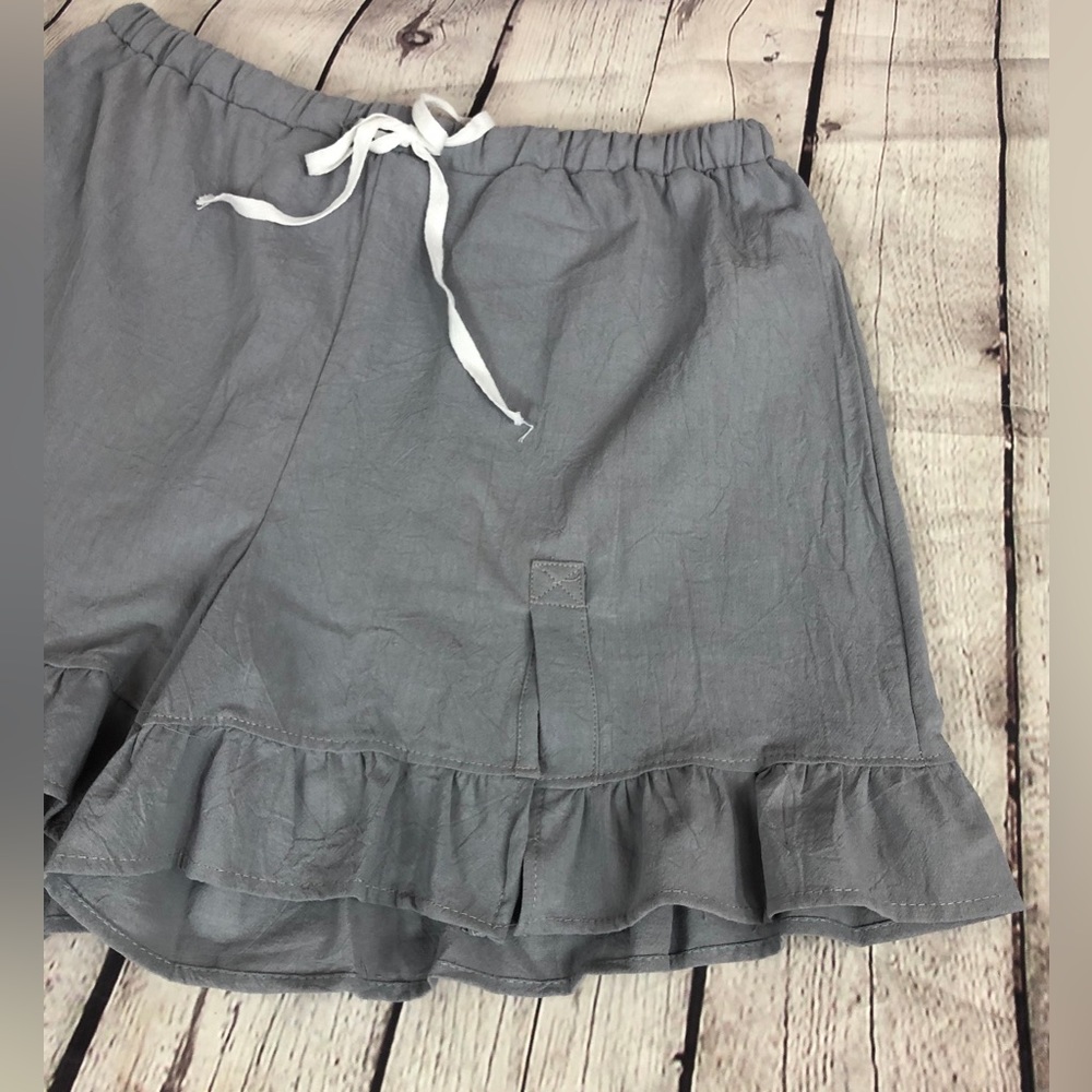 NEW*Boho Slit Drawstring Shorts - Picture 5 of 6